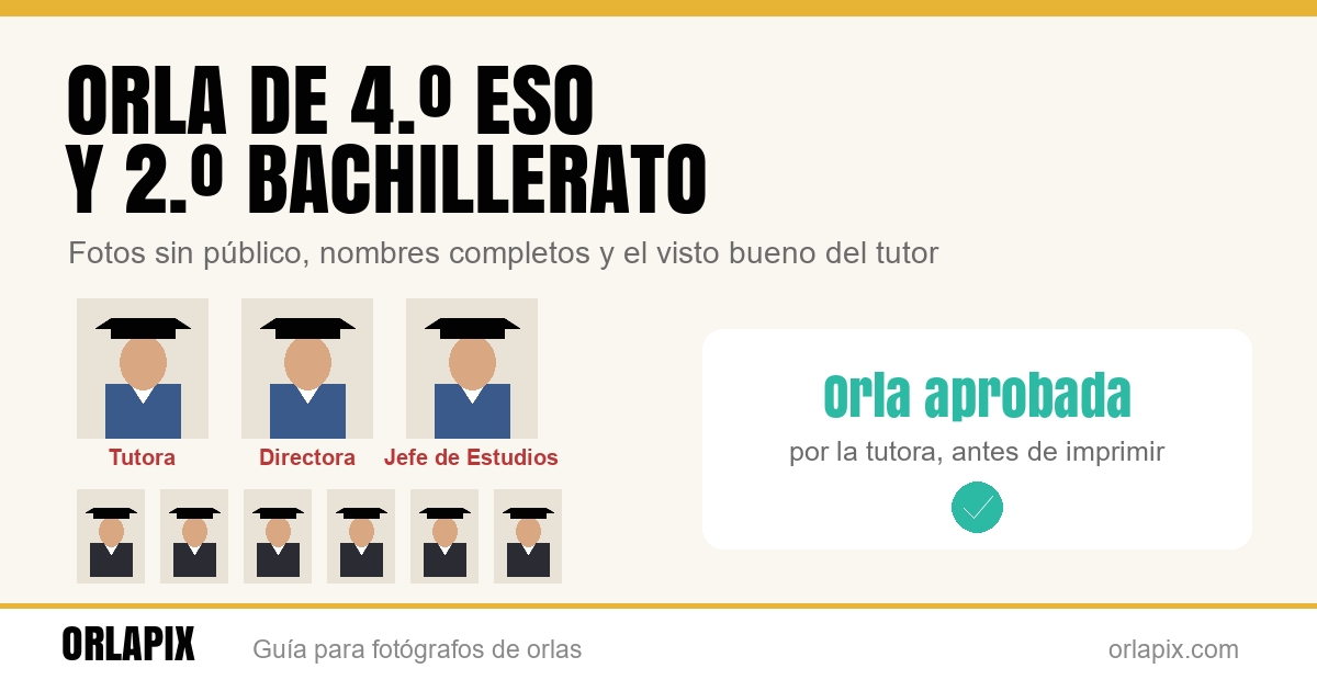 Orla de 4.º de ESO y 2.º de Bachillerato: lo que cambia