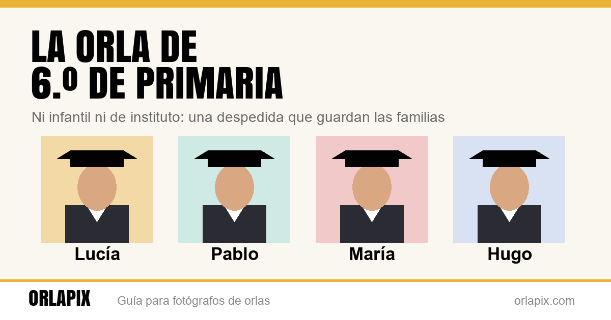 Cómo hacer la orla de 6.º de Primaria